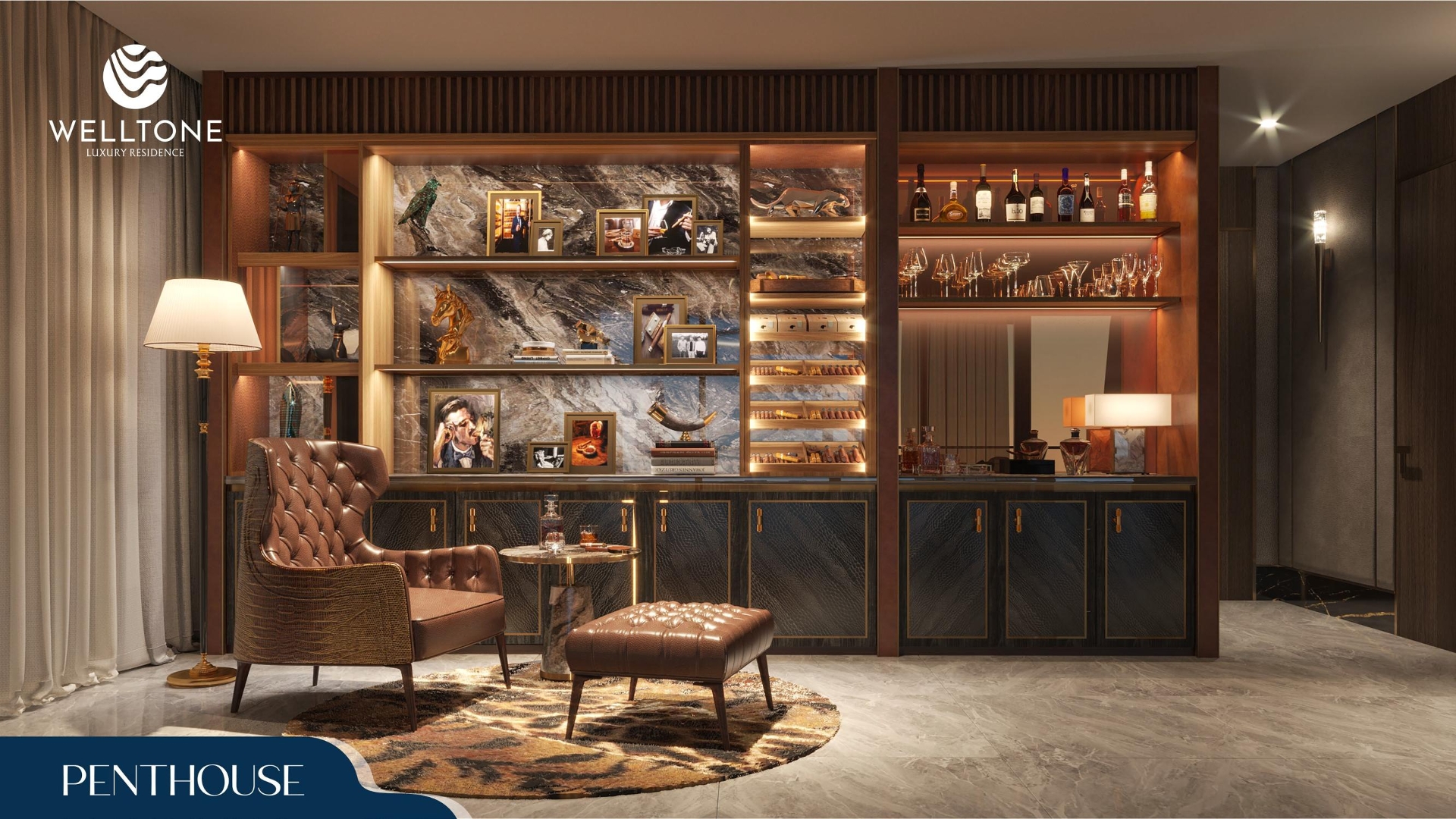 Thiết kế nội thất ở căn hộ Welltone Luxury Residence (10)