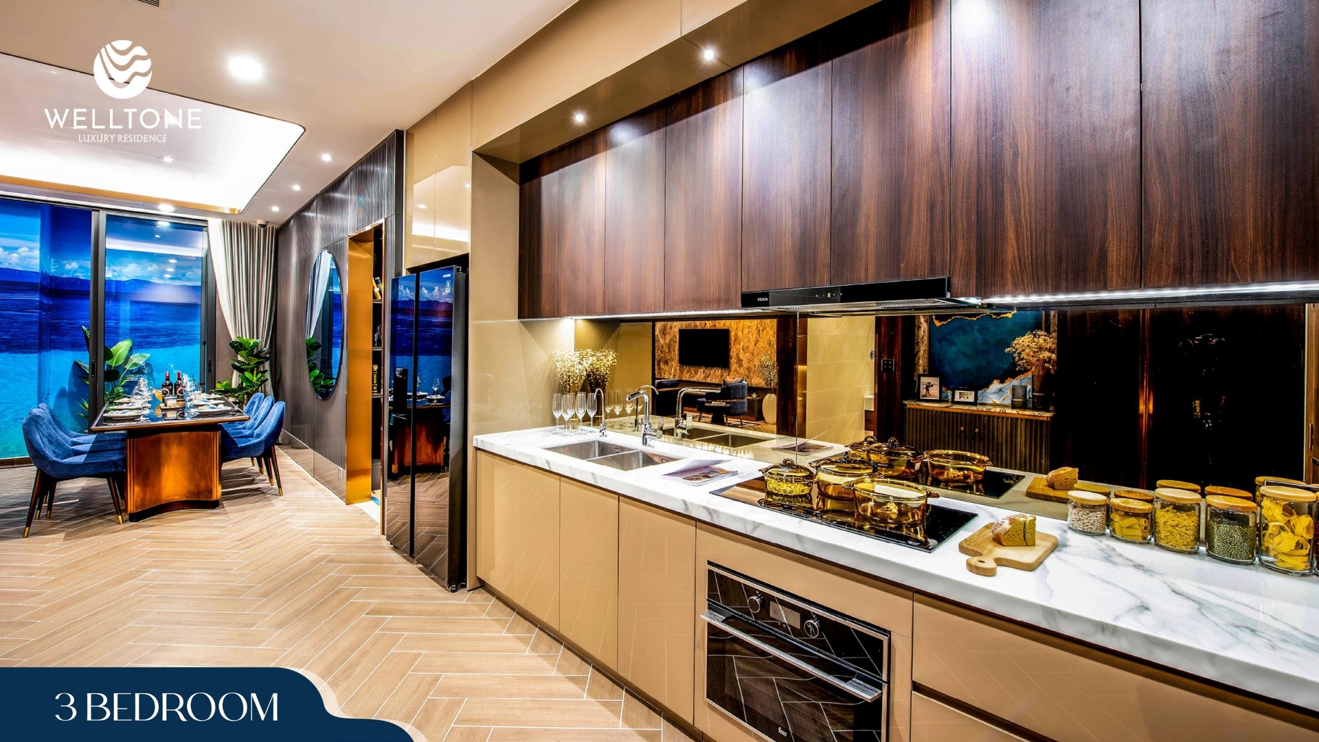 Thiết kế nội thất ở căn hộ Welltone Luxury Residence (4)