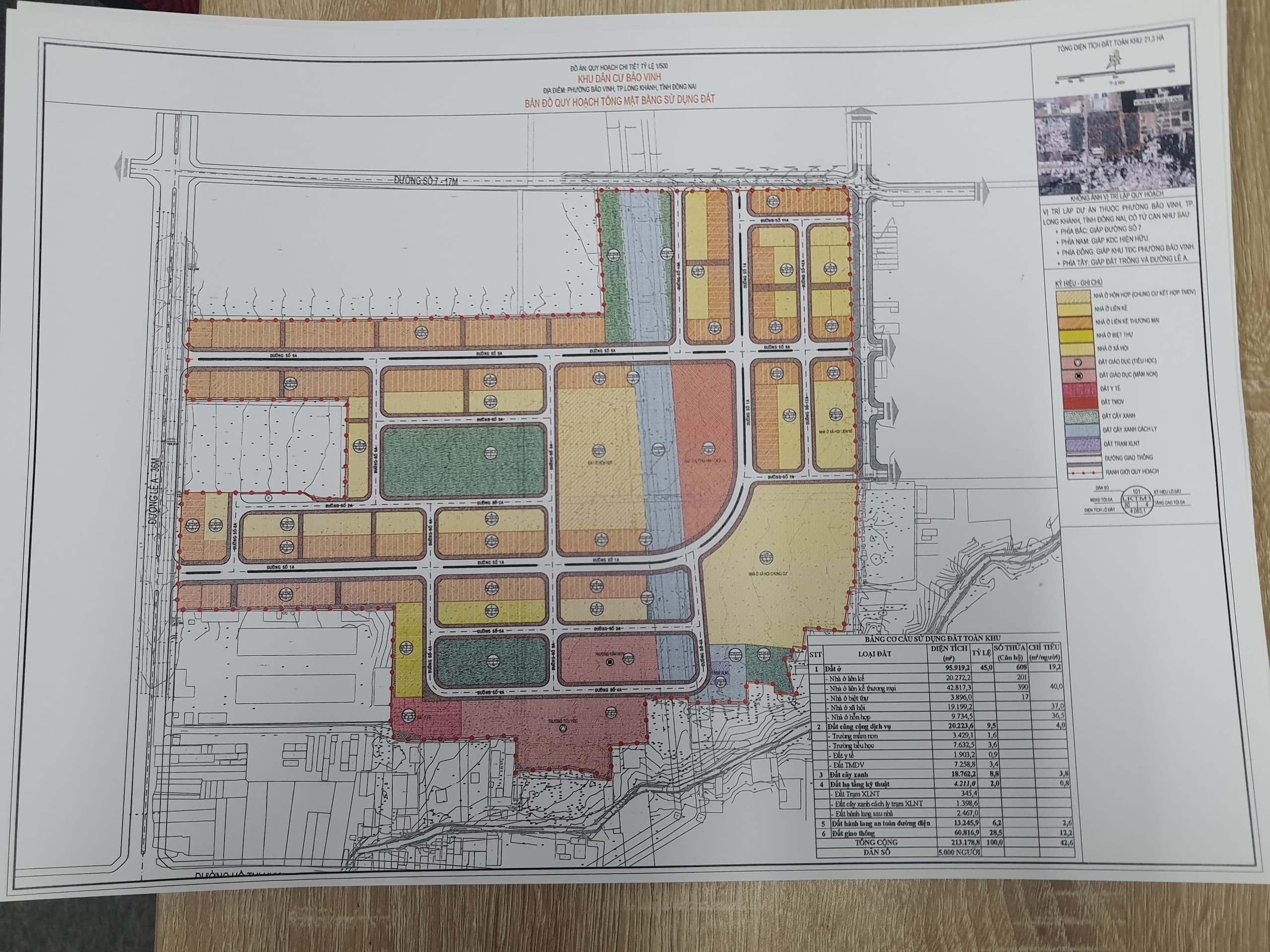 Mặt bằng phân lô dự án TNR Grand Long Khánh