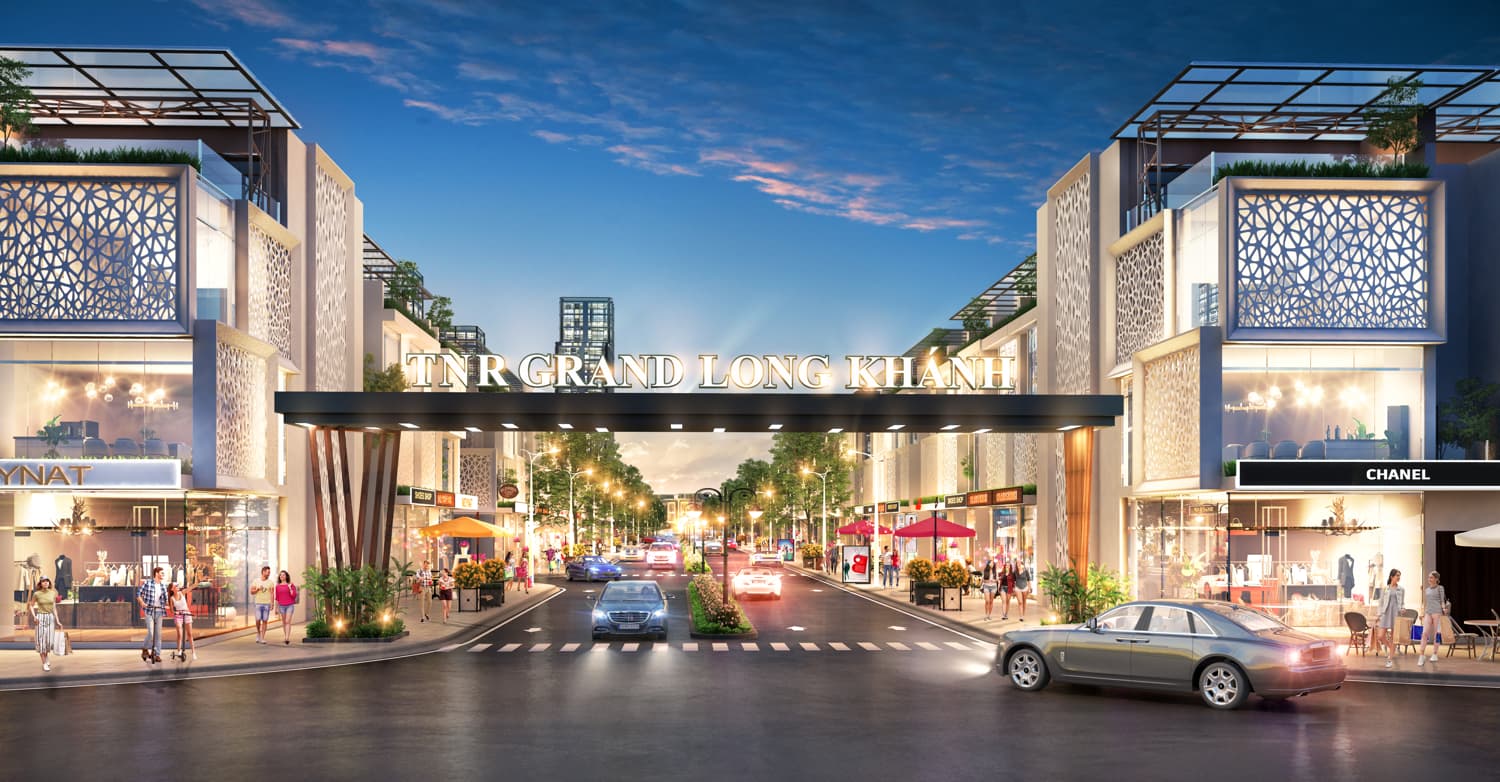 Cổng dự án TNR Grand Long Khánh