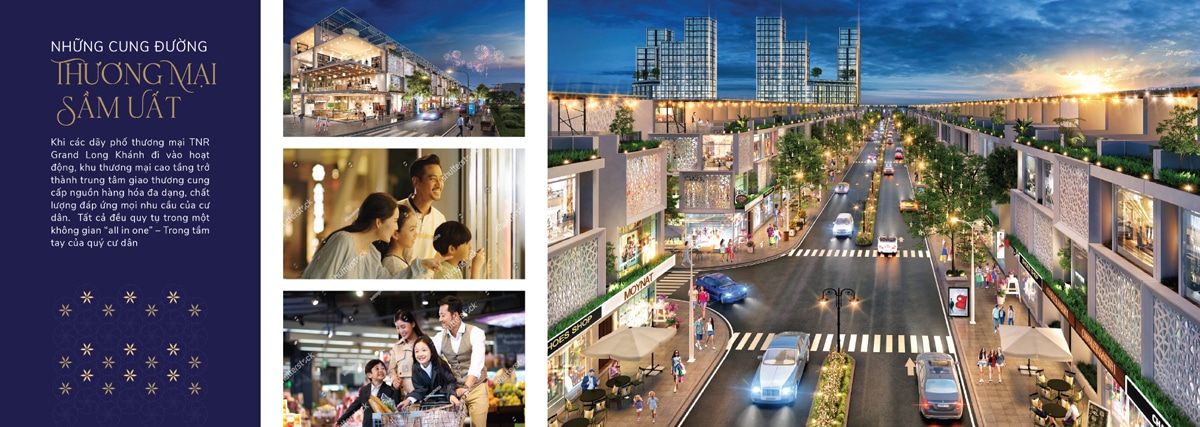 Thương mại sầm uất tại TNR Grand Long Khánh